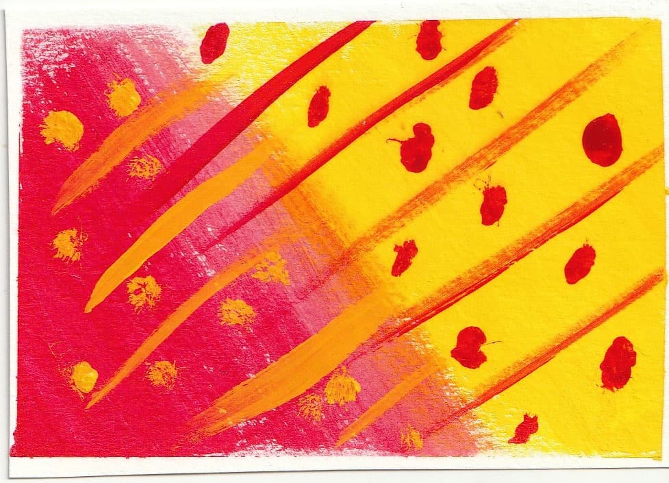 Heat — original ACEO acrylic painting