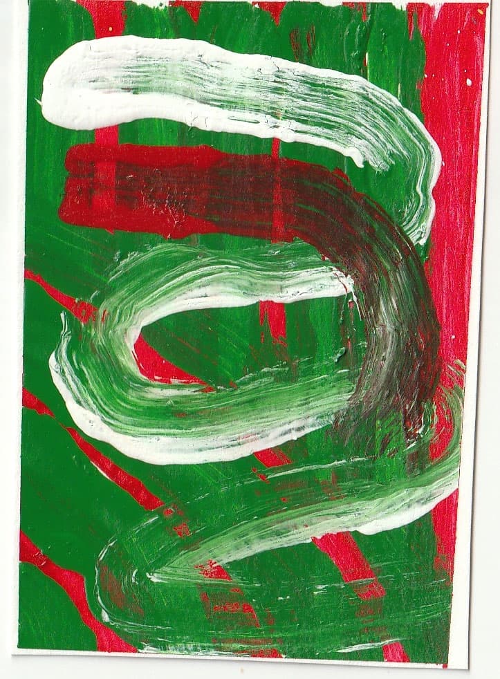 Slither — original ACEO acrylic painting